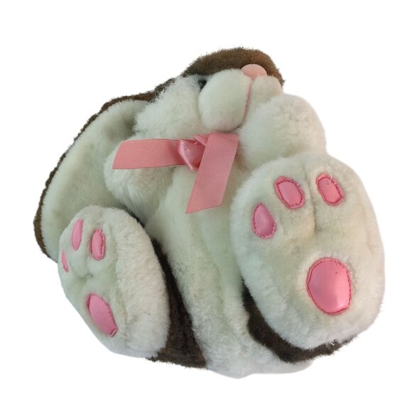 MTY International Brown White Easter Bunny Rabbit Plush 9" Stuffed Animal Toy - Picture 5 of 8